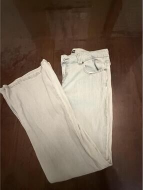 Vintage Anchor Blue Flare Lily Jeans Size 13 34x29